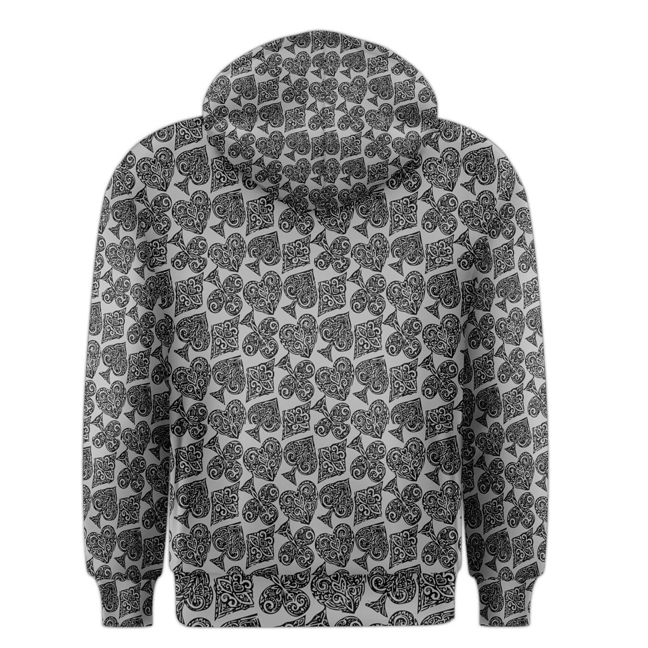 Playingcards-grey Men's Core Hoodie - Luxtrini, LLC