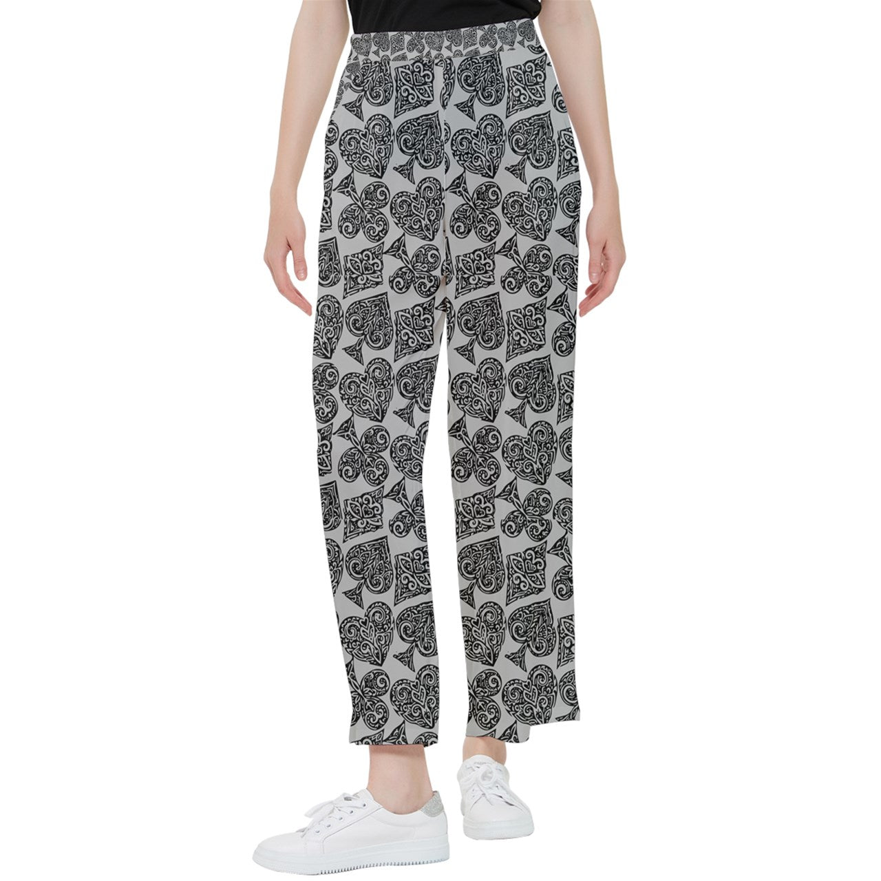 Playingcards-grey Women's Pants - Luxtrini, LLC