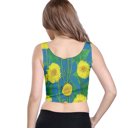 Sunflower Crop Top