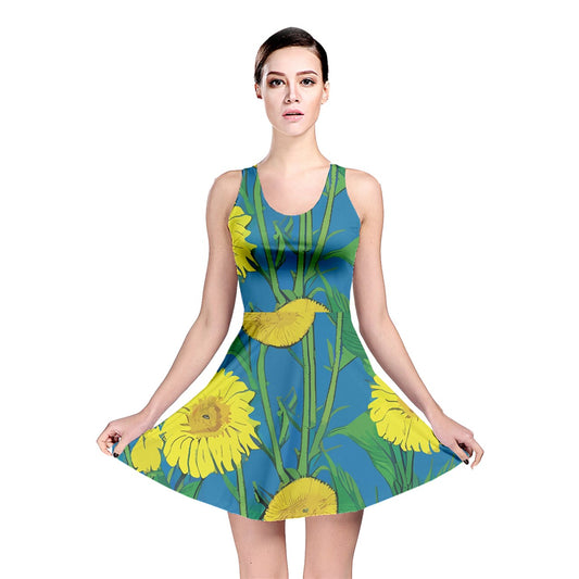 Sunflower Reversible Skater Dress