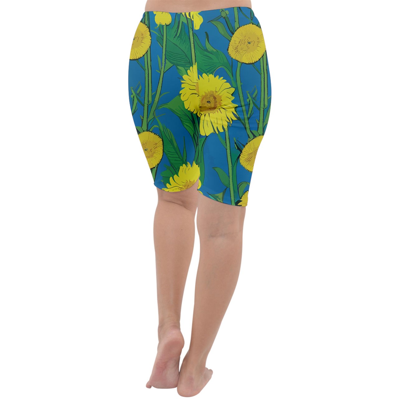 Sunflower Cropped Leggings