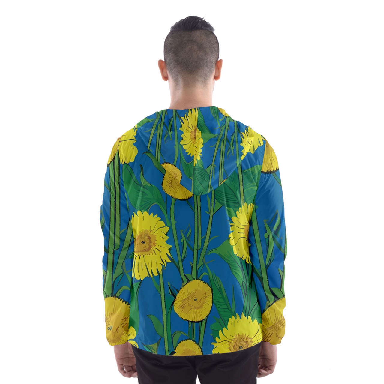 Sunflower Men's Hooded Windbreaker