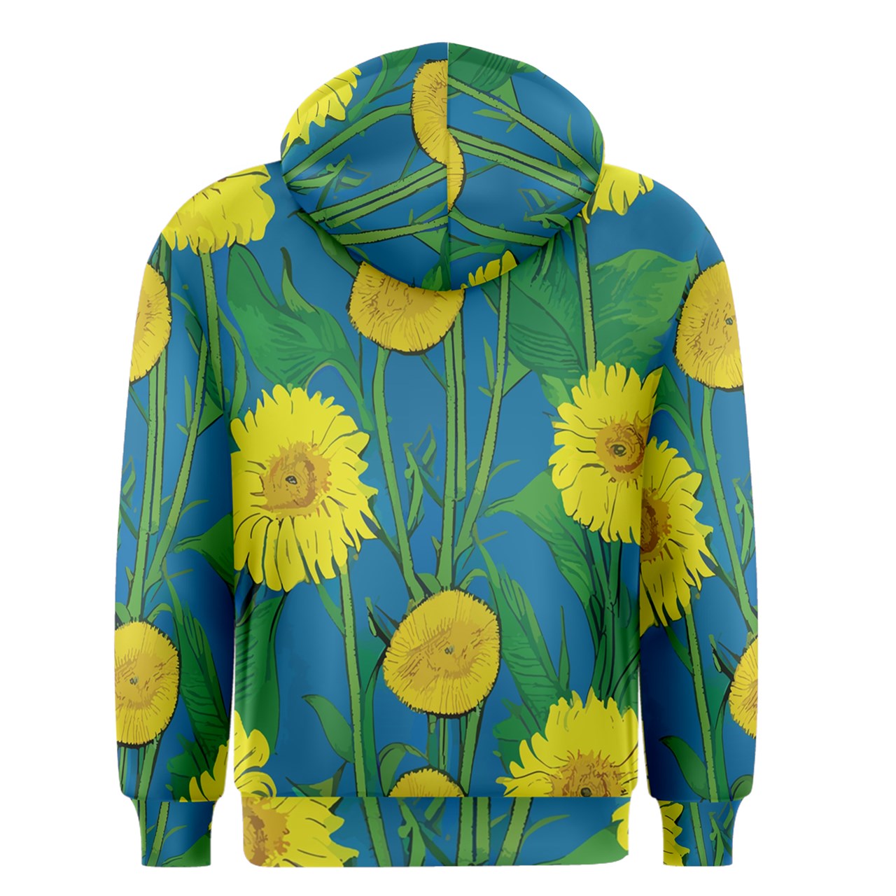 Sunflower Men's Zipper Hoodie