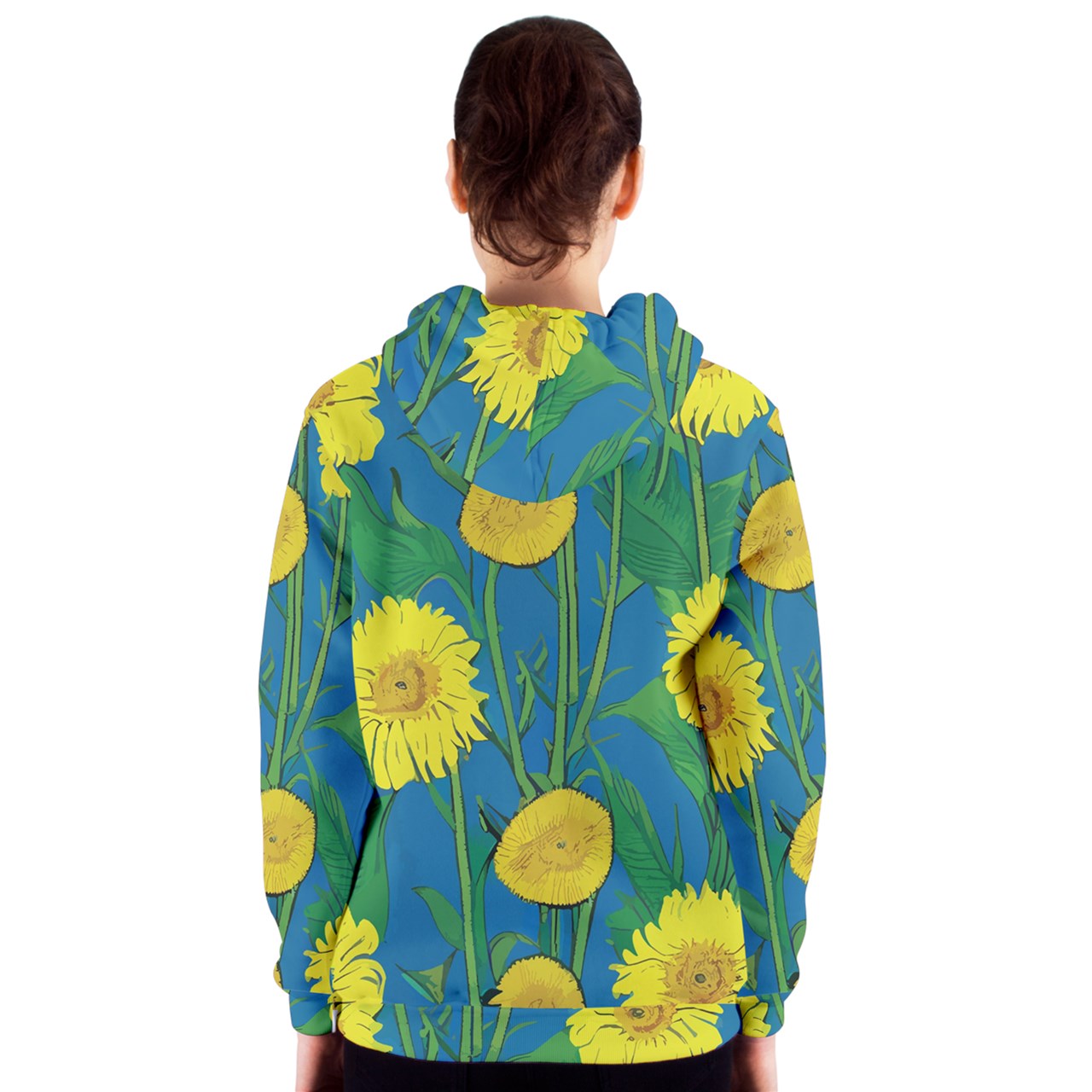 Sunflower Women's Zipper Hoodie