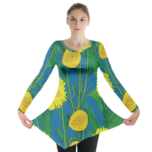 Sunflower Long Sleeve Tunic