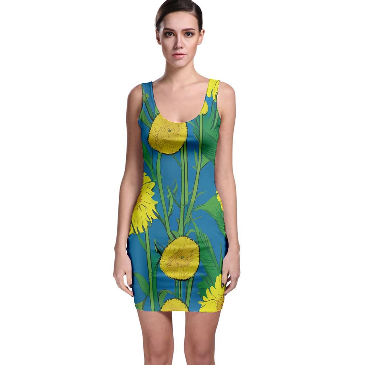 Sunflower Bodycon Dress