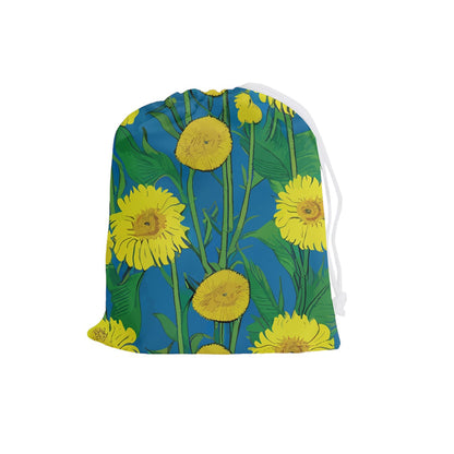 Sunflower Drawstring Pouch (Large)