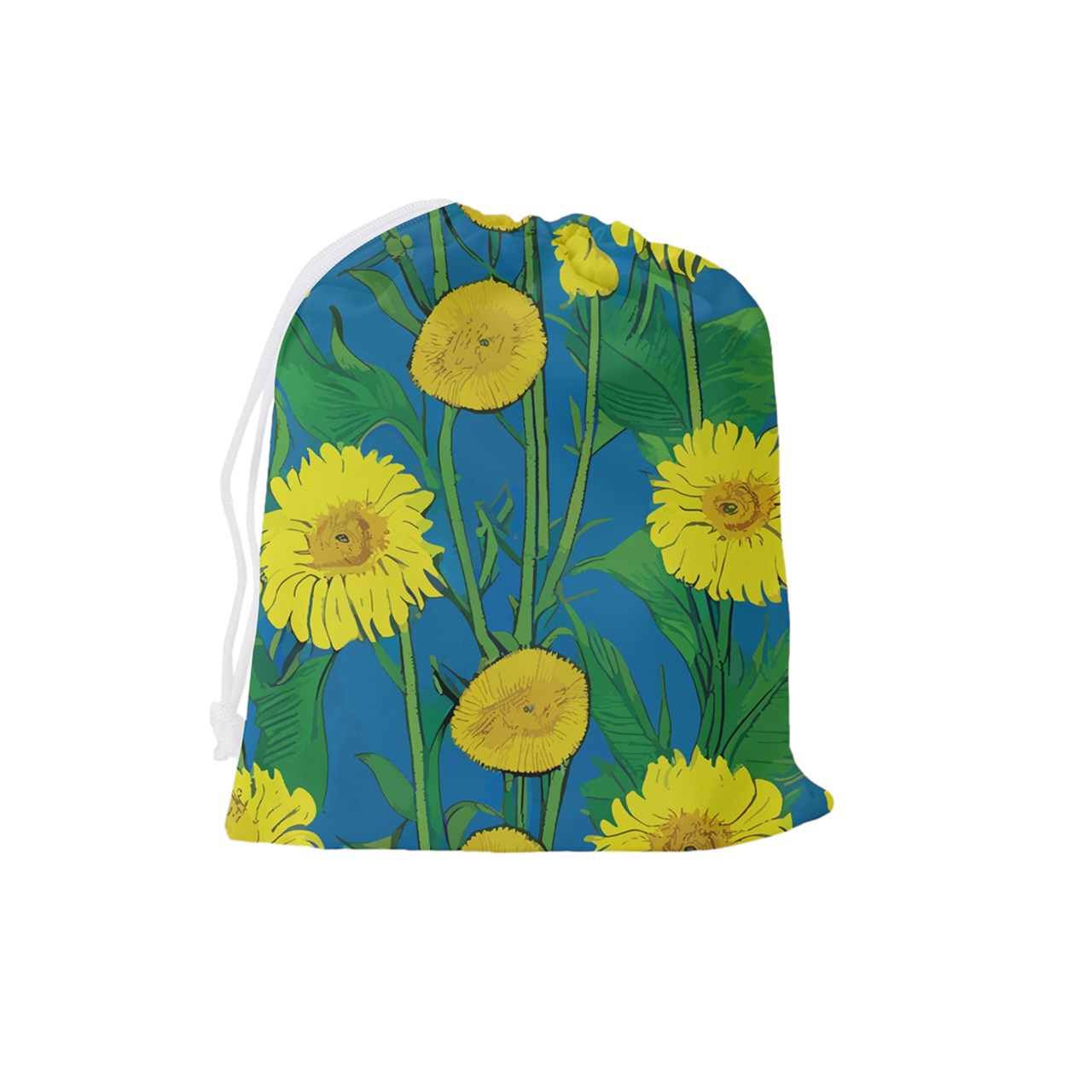 Sunflower Drawstring Pouch (Large)