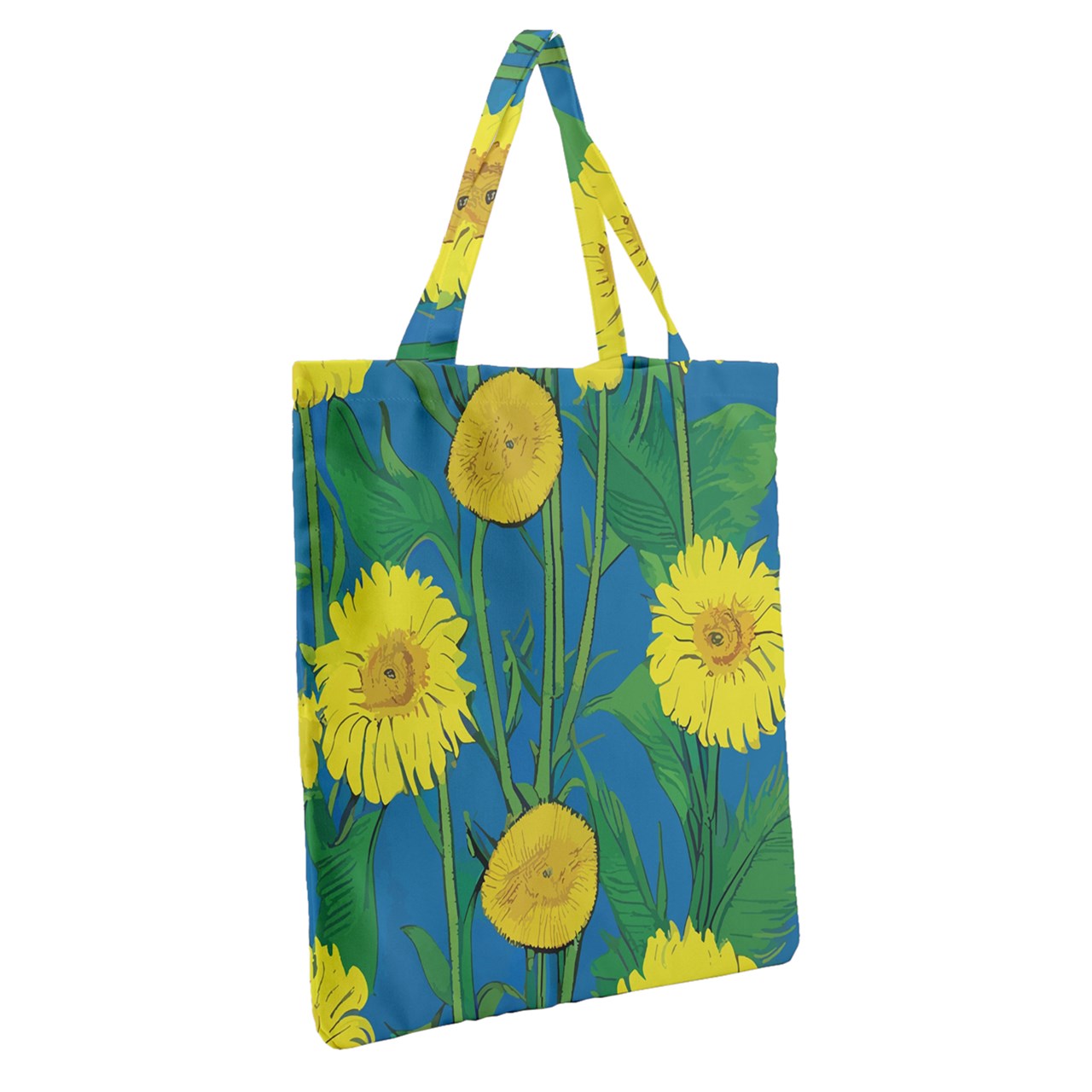 Sunflower Grocery Tote Bag