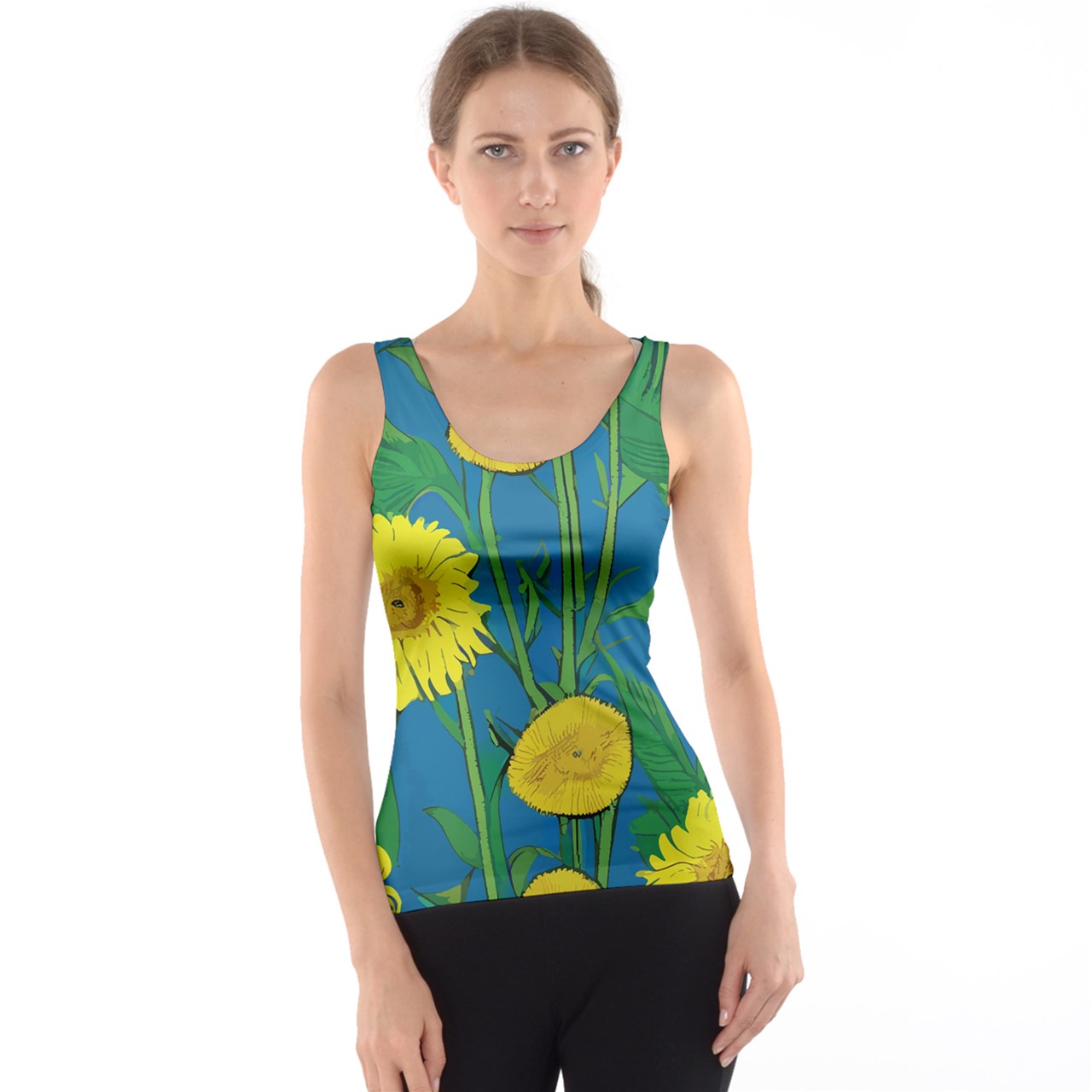 Sunflower Tank Top