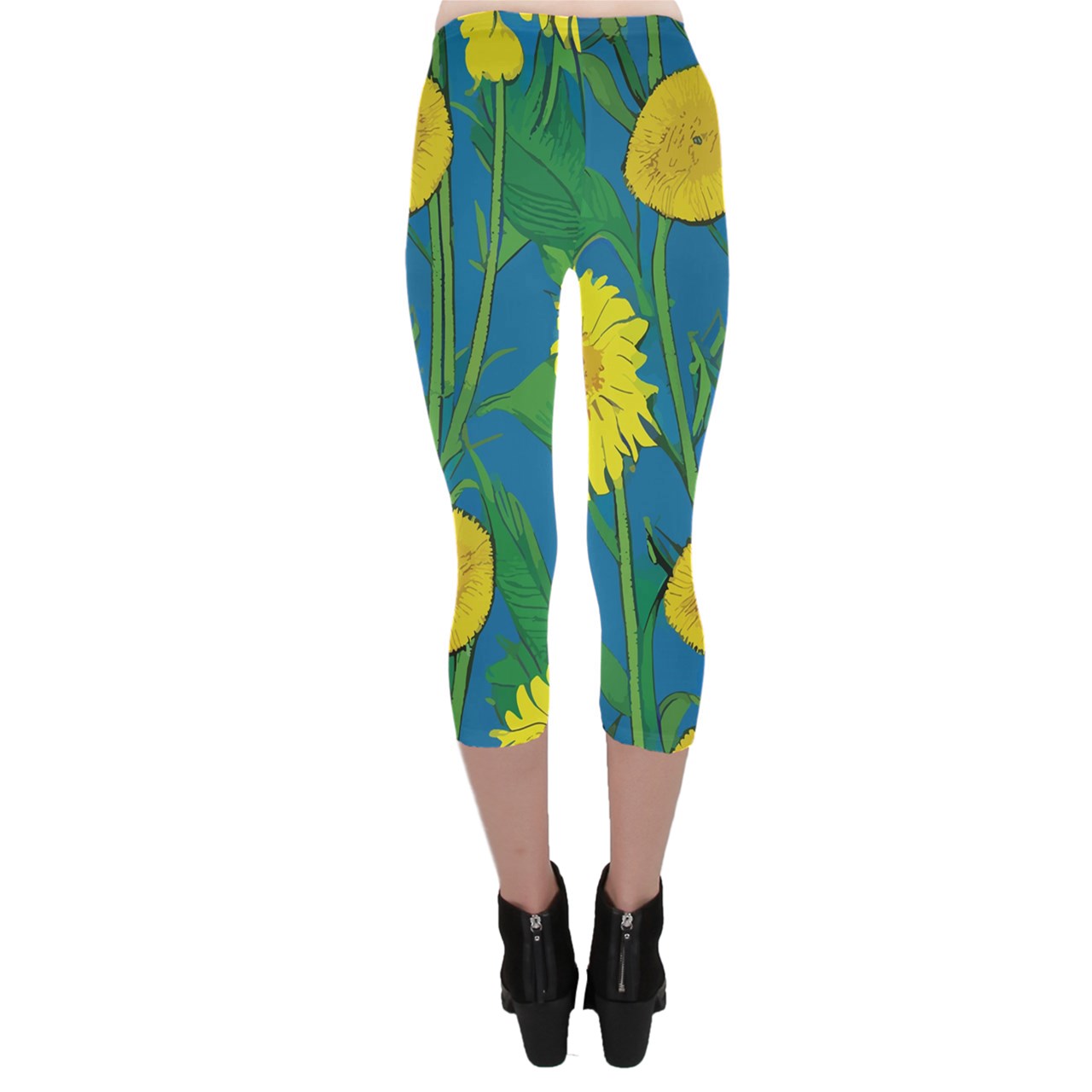 Sunflower Capri Leggings