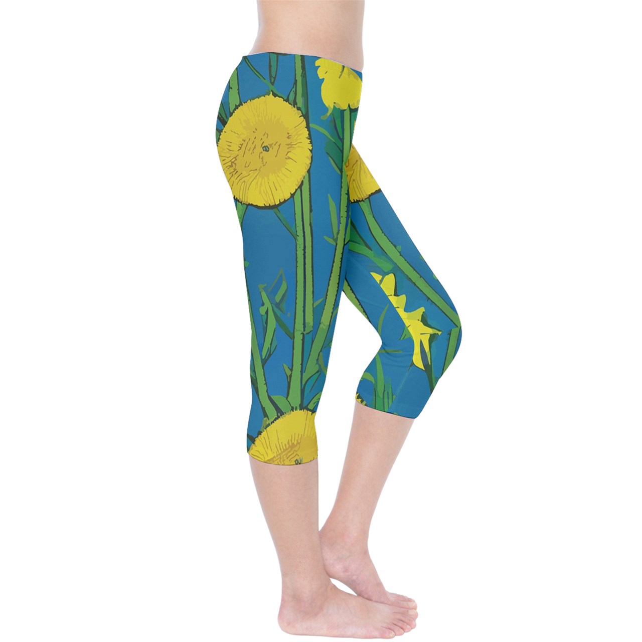 Sunflower Capri Leggings