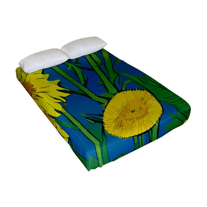 Sunflower Fitted Sheet (Full/ Double Size)