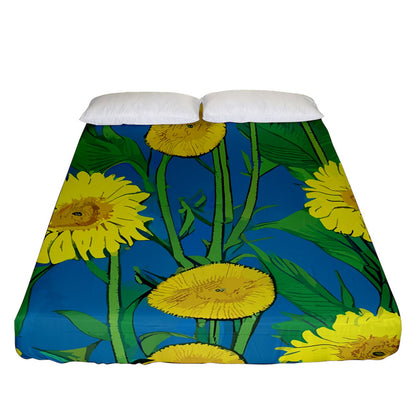 Sunflower Fitted Sheet (California King Size)