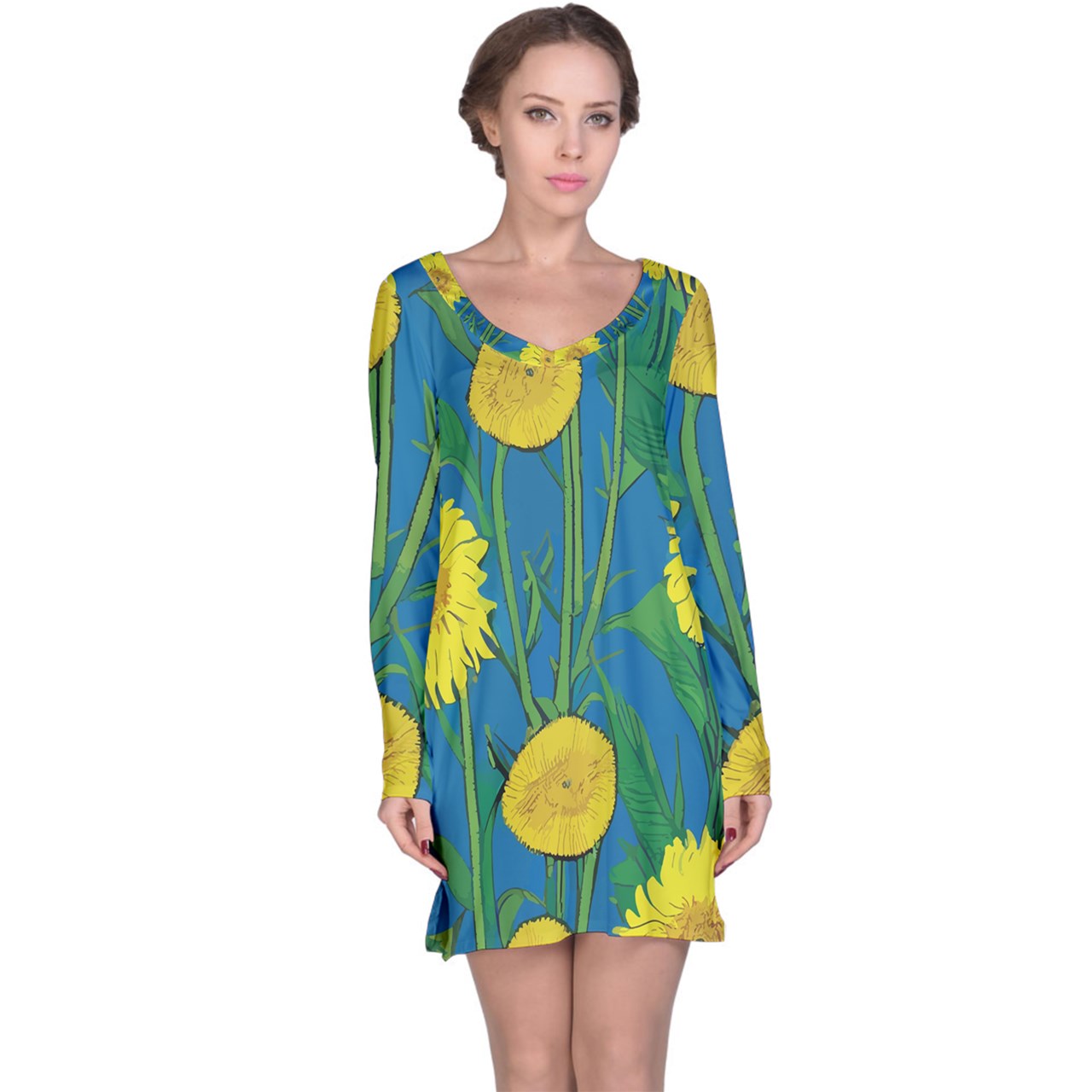 Sunflower Long Sleeve Nightdress