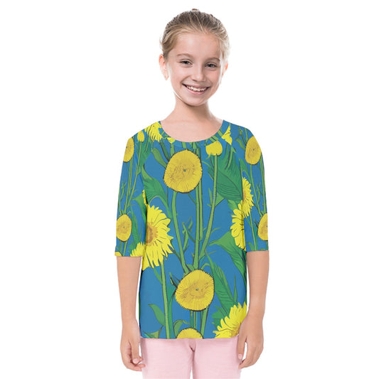 Sunflower Kids' Quarter Sleeve Raglan Tee