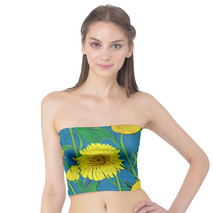 Sunflower Tube Top