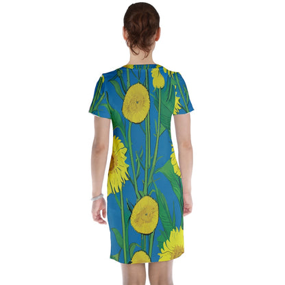 Luxtrini - Sunflower Short Sleeve Nightdress