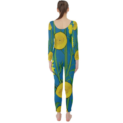 Sunflower Long Sleeve Catsuit