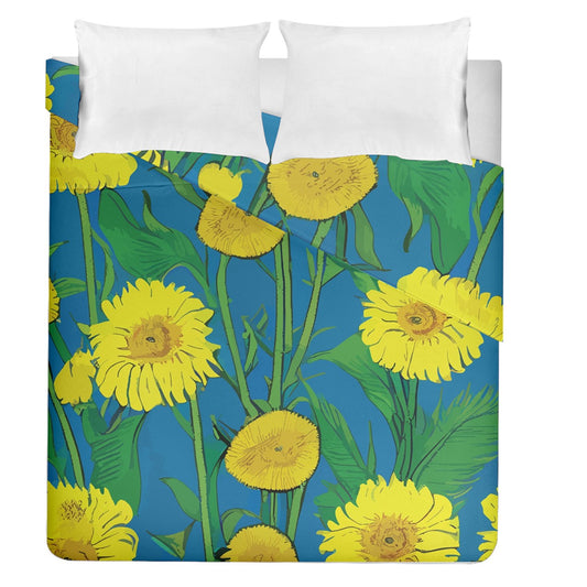 Sunflower - Duvet Cover - Double Side (Queen Size)