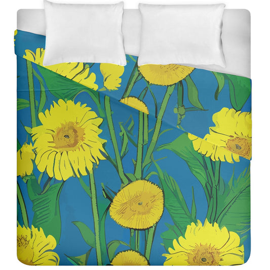 Sunflower - Duvet Cover - Double Side (King Size)