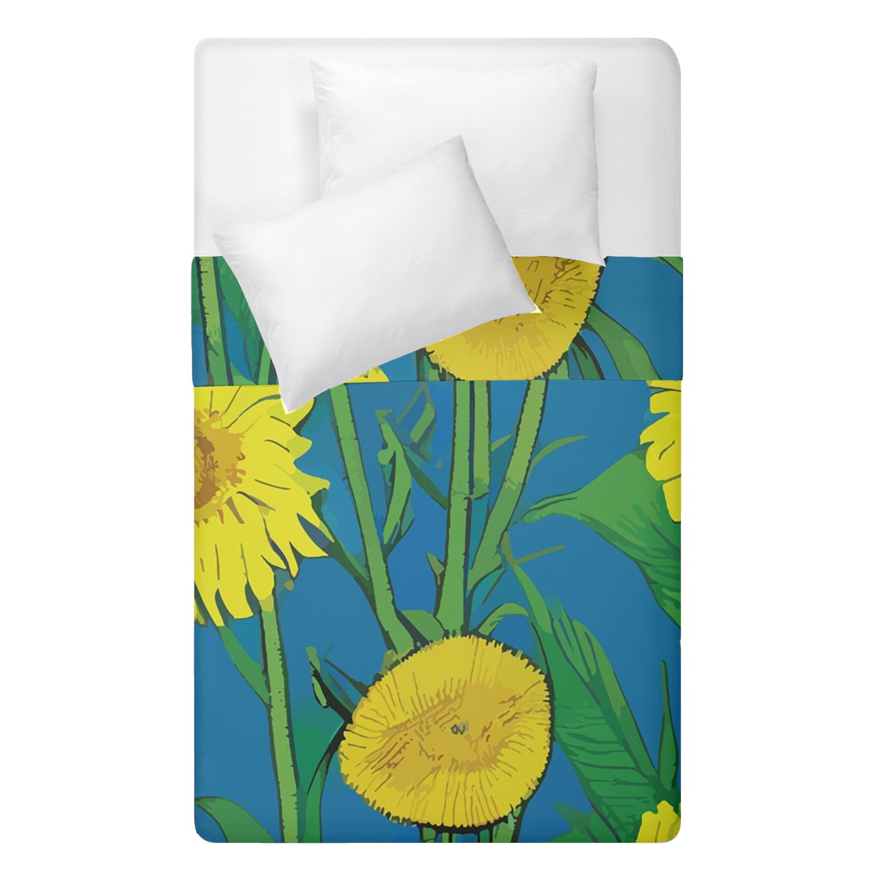 Sunflower - Duvet Cover - Double Side (Single Size)