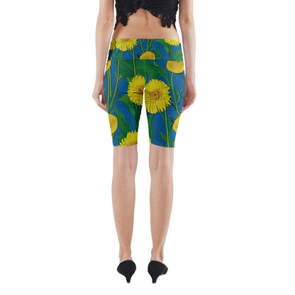 Sunflower Yoga Cropped Leggings