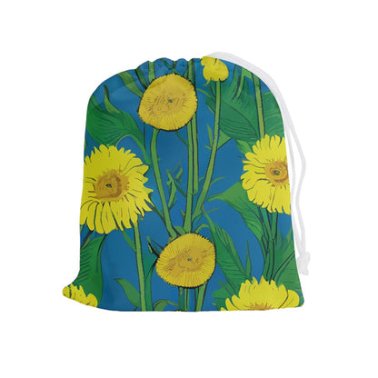 Sunflower Drawstring Pouch (XL)