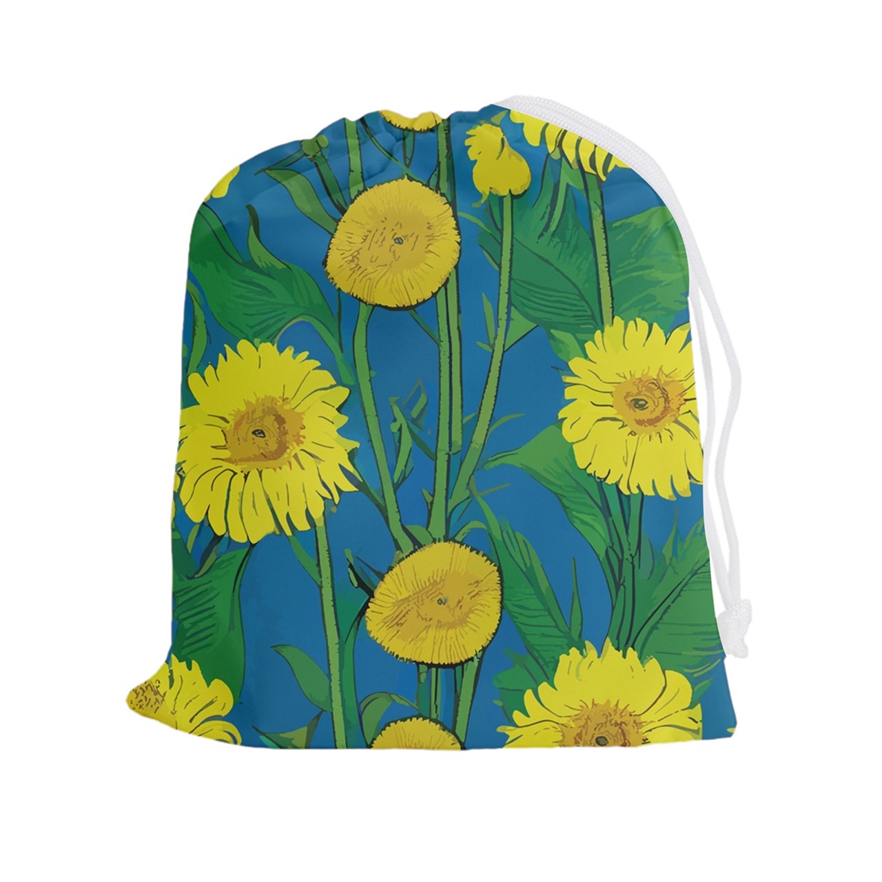 Sunflower Drawstring Pouch (2XL)