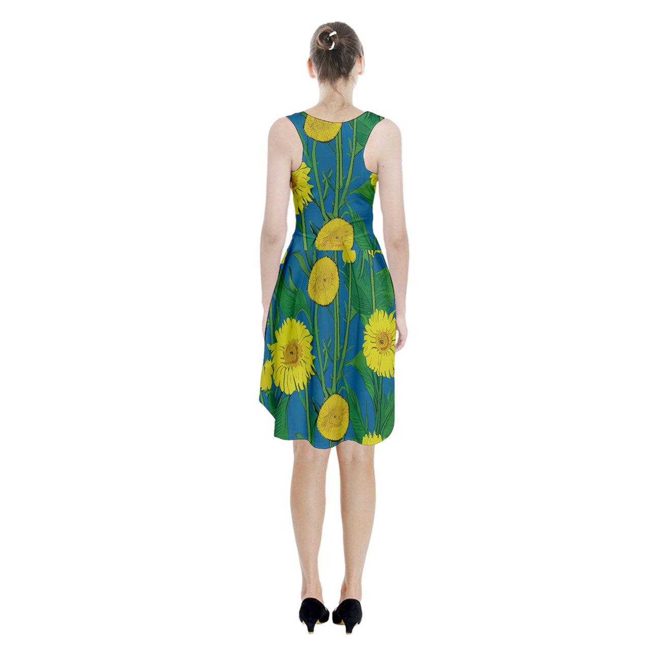 Sunflower Racerback Midi Dress