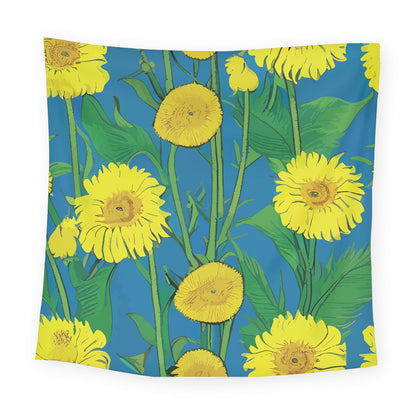 Sunflower Square Tapestry (Large)