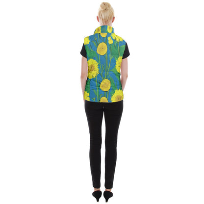 Sunflower Women's Button Up Vest