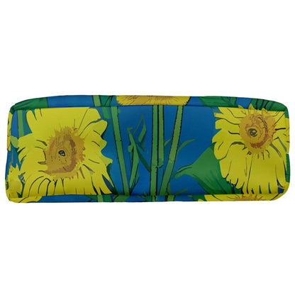 Sunflower Full Print Rope Handle Tote (Large)