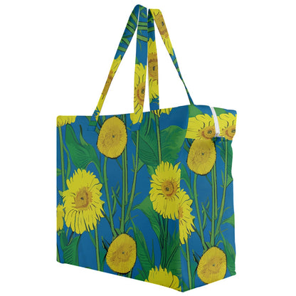 Sunflower Canvas Travel Bag