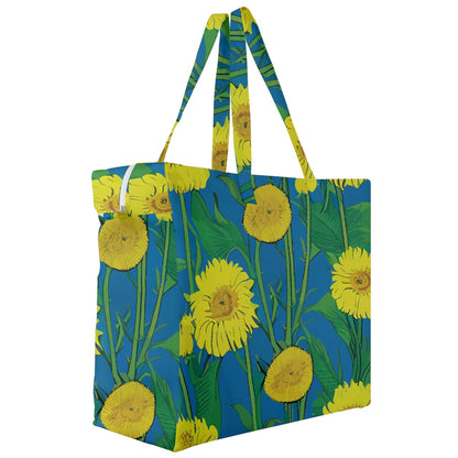 Sunflower Canvas Travel Bag