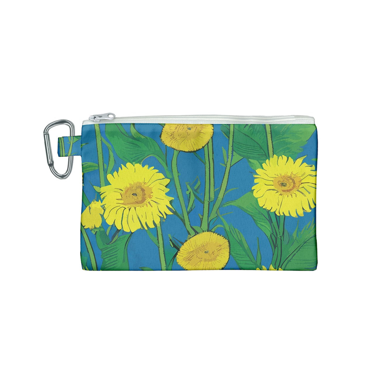 Sunflower Canvas Cosmetic Bag (Small)