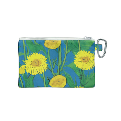 Sunflower Canvas Cosmetic Bag (Small)