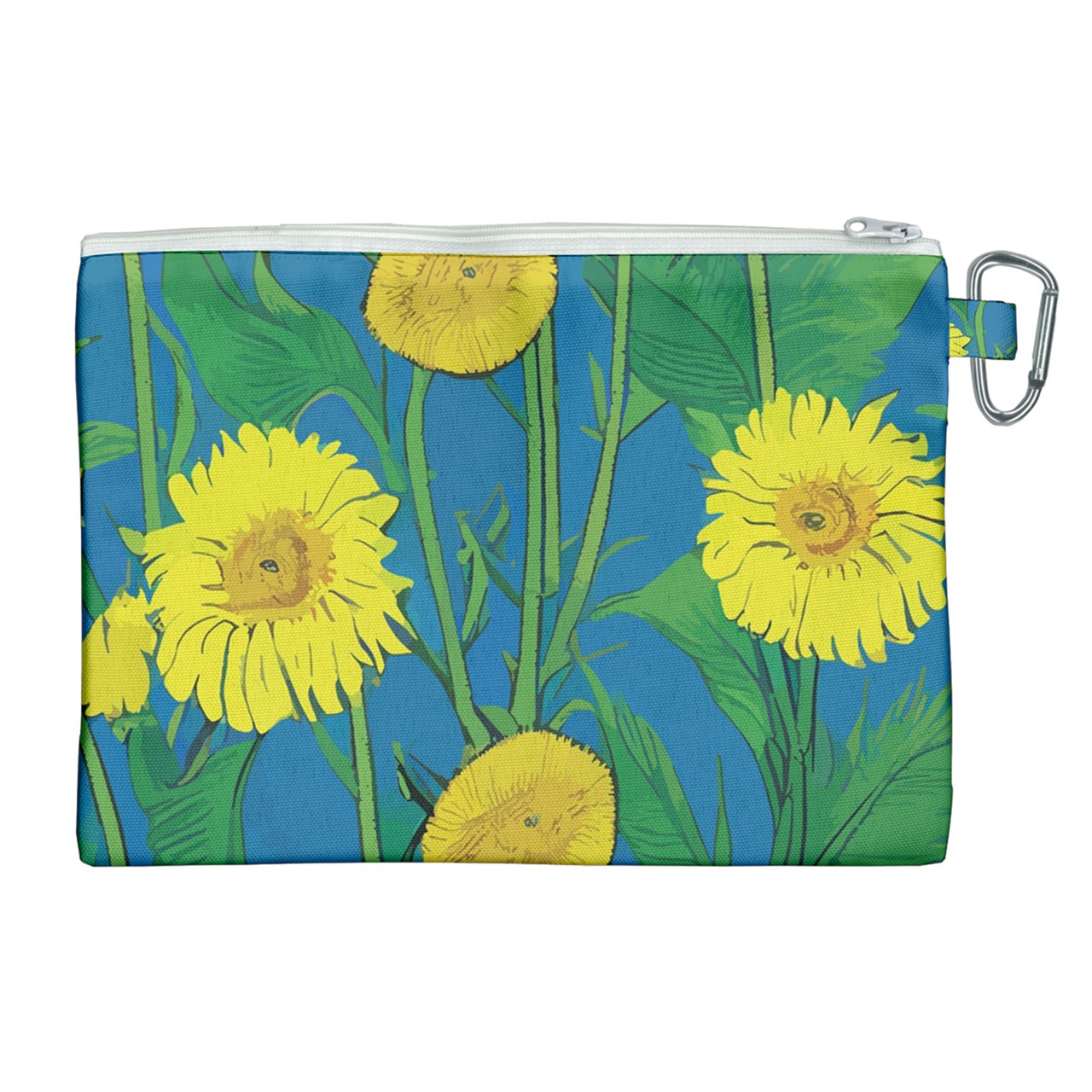 Sunflower Canvas Cosmetic Bag (XL)