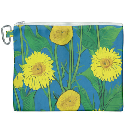 Sunflower Canvas Cosmetic Bag (XXXL)