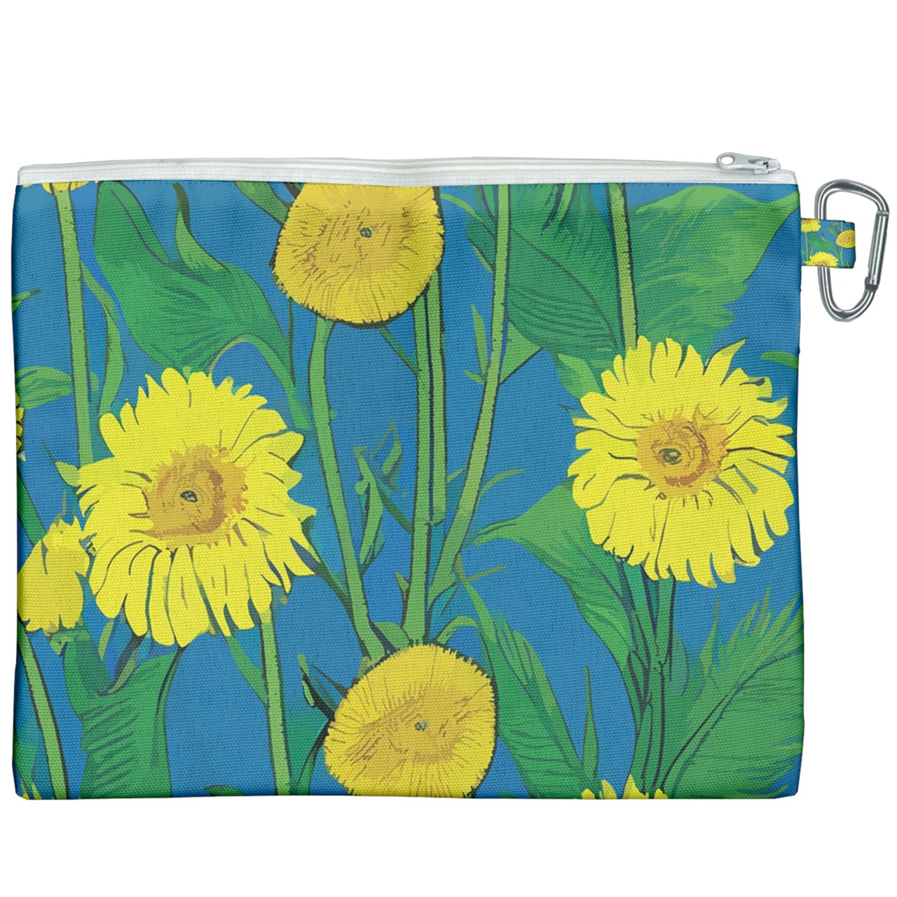 Sunflower Canvas Cosmetic Bag (XXXL)