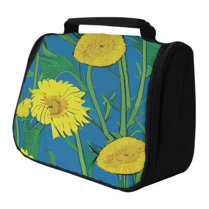 Sunflower Full Print Travel Pouch (Small)