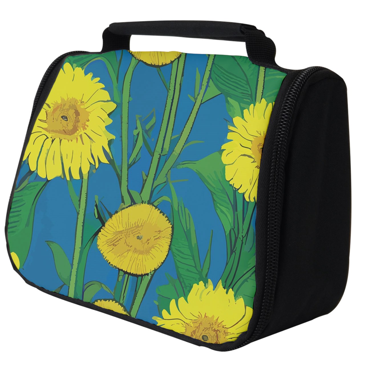 Sunflower Full Print Travel Pouch (Big)