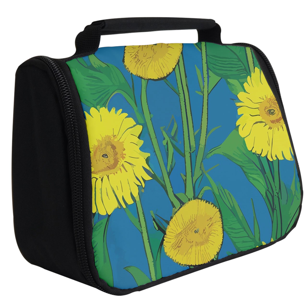 Sunflower Full Print Travel Pouch (Big)