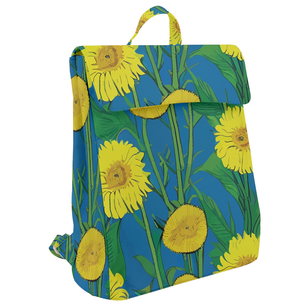 Sunflower Flap Top Backpack