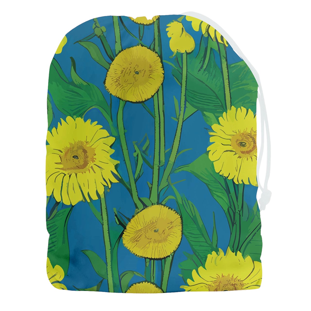 Sunflower Drawstring Pouch (3XL)