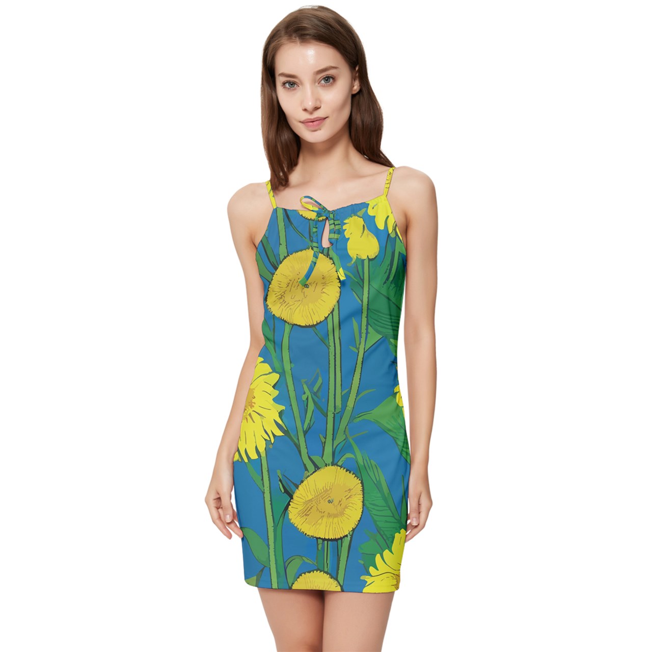 Sunflower Summer Tie Front Dress