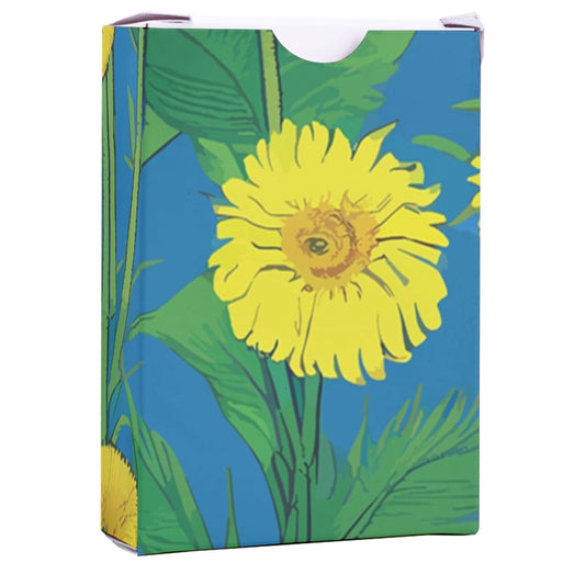 Sunflower Playing Cards Single Design (Rectangle) with Custom Box