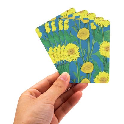 Sunflower Playing Cards Single Design (Rectangle) with Custom Box