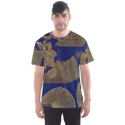 African | Ethnic  Men's Sport Mesh Tee