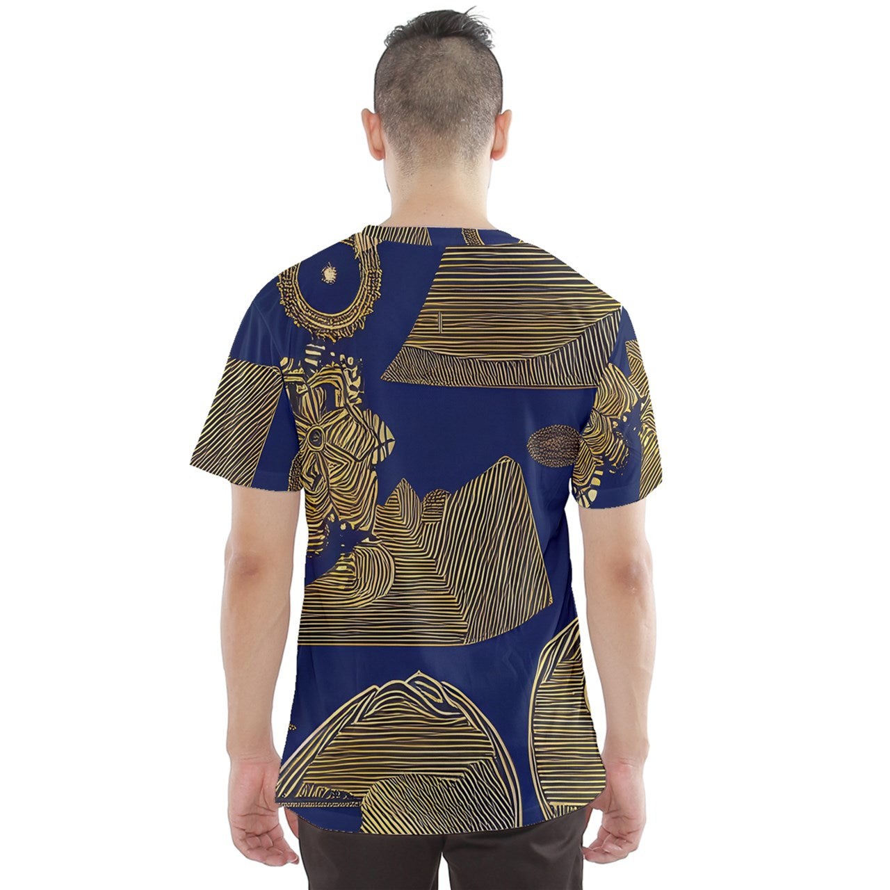 African | Ethnic  Men's Sport Mesh Tee